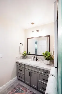 Woodward Hall Restroom by LHK Interiors