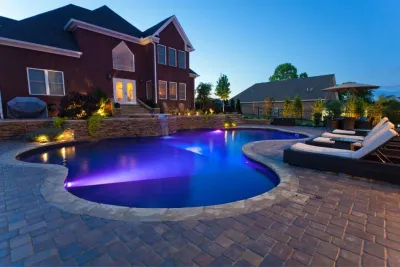 Pools & Outdoor Kitchens — Landscape Construction project by Milosi Landscape Company