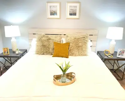 Golden and Eco-Friendly Living — Interior Design & Decorating project by Jana Ward Interiors
