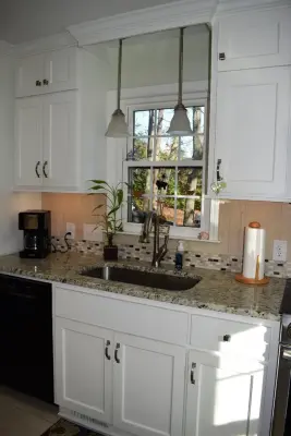 Ashen Culinary Space — Interior Design & Decorating project by Carol Nance