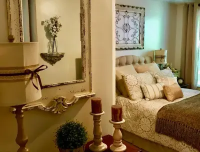 Visitor Room Transformation — Interior Design & Decorating project by Tina Marie Interiors