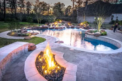 Playing with the Elements — Landscape Construction project by Mirror Lake Designs