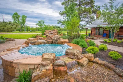 Backyard Waterpark by Mirror Lake Designs