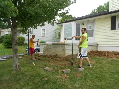 Small Retaining Wall — Landscape Construction project by Mizzou Crew Landscaping
