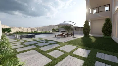 Greenwood DR, Porter Ranch | Complete Outdoor Living Construction — Landscape Construction project by Moda Outdoor Living
