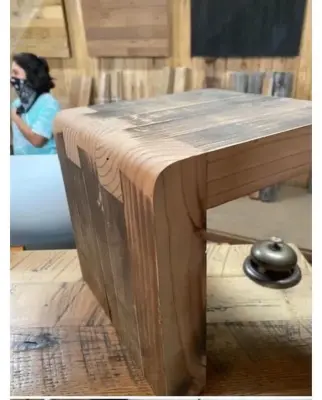 Heinz Pickle Wooden Bench: Exclusive New Addition to the K Linn Furniture Collection — Interior Design & Decorating project by K LINN Interiors