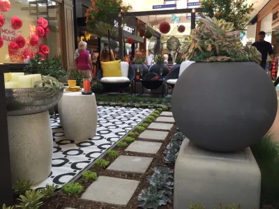 Home in the Garden South Coast Plaza by Camille Beehler Landscape Design