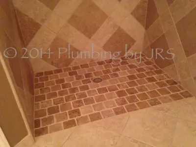 Crosby Shower Base Liner Replacement — Plumbing Services project by Plumbing By JRS