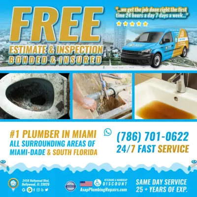 Asap Plumbing Repairs - Plumbing Services in Hollywood, FL