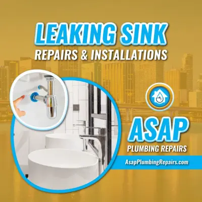 Sink Leak Repair and Installation — Plumbing Services project by Asap Plumbing Repairs