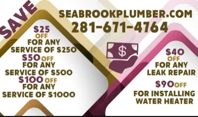 Seabrook Plumber - Plumbing Services in Seabrook, TX