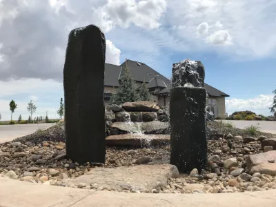 Modern Landscape - Retaining Wall Construction in Boise, ID