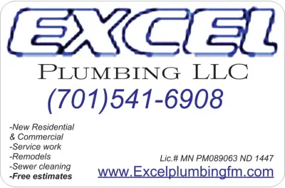 Excel Plumbing LLC - Plumbing Services in Moorhead, MN