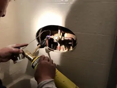 Shower Faucet Replacement — Plumbing Services project by Around The Clock Plumbing And Construction