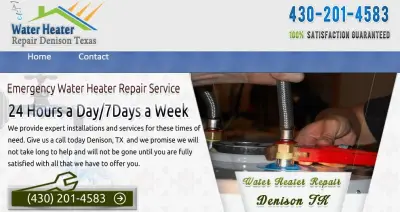 Water Heater Repair Denison TX - Handyman Services in Denison, TX