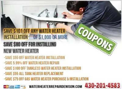 Water Heater Repair Denison TX - Handyman Services in Denison, TX