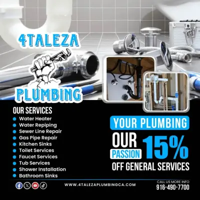 4Taleza Plumbing - Septic Tank & Septic System Services in Sacramento, CA