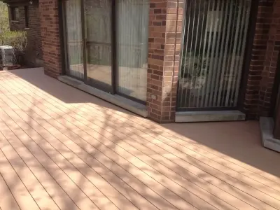 Azek Decking Made of Composite Material by Countryside Plumbing Sewer And Septic