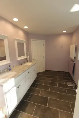 Stunning Downingtown Master Bathroom Renovation by Mattioni, Inc