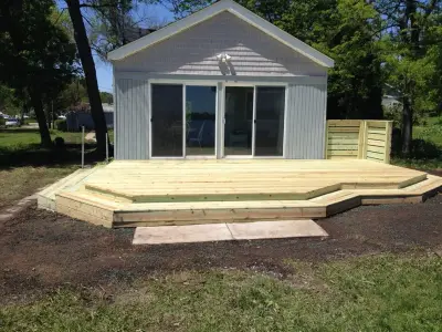 Lakeside Deck Project — Plumbing Services project by Countryside Plumbing Sewer And Septic
