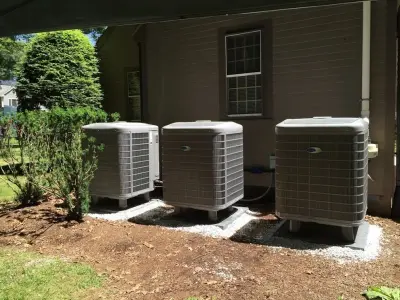 Heat Pump Setup — Plumbing Services project by Nicholson Plumbing, Heating & Air Conditioning