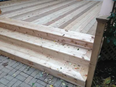 Cedar Deck at Lake Forest — Plumbing Services project by Countryside Plumbing Sewer And Septic
