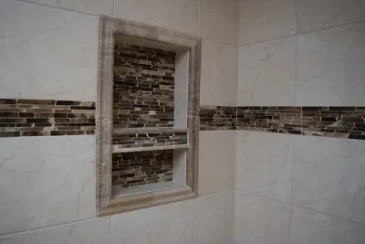 Shower Conversion from Master Bathtub in Sharon — Plumbing Services project by Efficiency Plumbing & Remodeling, INC