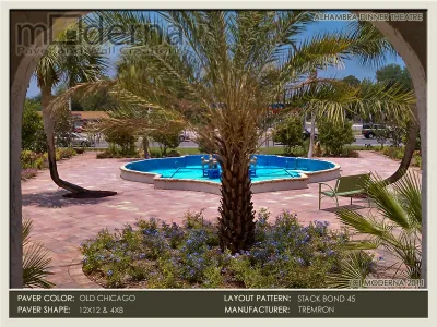 Jacksonville Area Paver Backyards — Landscape Construction project by Moderna Pavers Jacksonville Florida