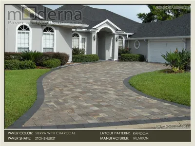 Moderna Pavers Jacksonville Florida - Sidewalk & Pathway Installation in Jacksonville, FL