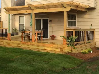 Deck and Pergola — Plumbing Services project by Countryside Plumbing Sewer And Septic