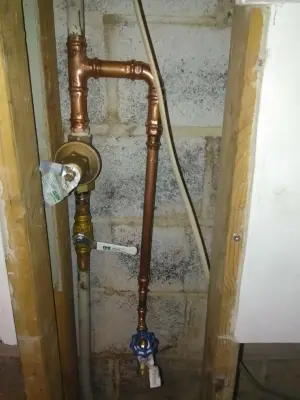 Main Shut-off Replacement with Pressure Regulator Installation and Building Drain Down — Plumbing Services project by Collins And Sons, LLC.