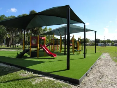 Monster Grass Artificial Turf & Ivy - Drought-Resistant Lawn Installation in Miami, FL