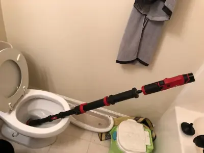 Toilet Snake — Plumbing Services project by Pure Water Plumbing Inc.