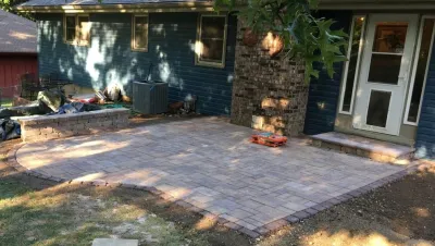 Lee's Summit Patio Update — Landscape Construction project by Monumental Lawn & Outdoor LLC