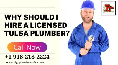 Reasons to Hire a Licensed Plumber in Tulsa — Plumbing Services project by Big C's Plumbing Services