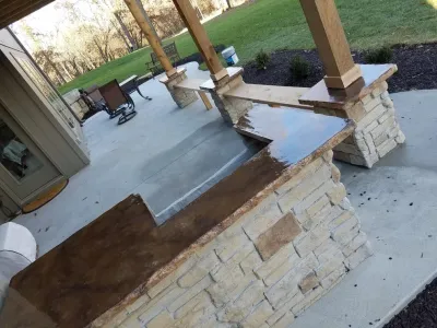 Outdoor Kitchen - Greenwood, MO by Monumental Lawn & Outdoor LLC