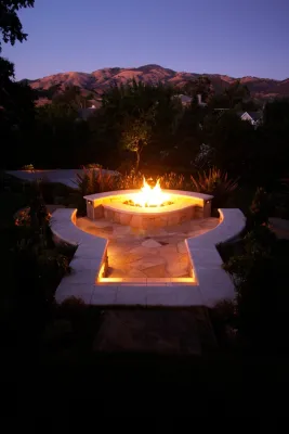 Outdoor Fire Features — Landscape Design project by Camp & Camp Associates-Landscape Architects