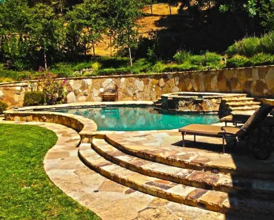 Bay Area Residential Pool — Landscape Design project by Camp & Camp Associates-Landscape Architects in Walnut Creek