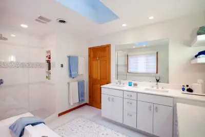 Long Beach Restroom Renovation — Interior Design & Decorating project by KDT Designs, Inc.