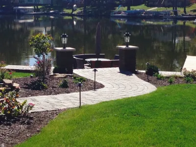 Back Yard Landscaping — Landscape Construction project by Musall's Lawn, Garden, & Landscaping Center