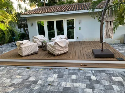 Pool Deck — Landscape Construction project by My Luxury Outdoors