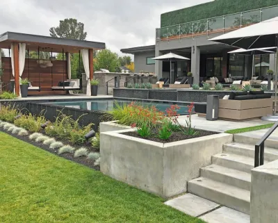 Flag Lot Transformation — Landscape Design project by Camp & Camp Associates-Landscape Architects in Alamo