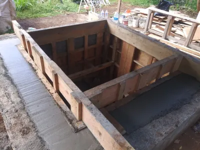 mikve/ outdoor spa design and construction — Landscape Construction project by Natur Landscape Creations