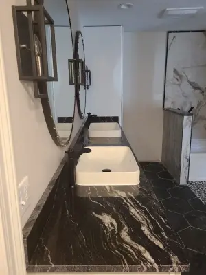 Kenner Homeowner Main Bathroom — Interior Design & Decorating project by DC Home Interiors