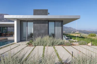 Mission Canyon Hilltop Landscape and Pool by Natural Concepts Landscaping Contractors