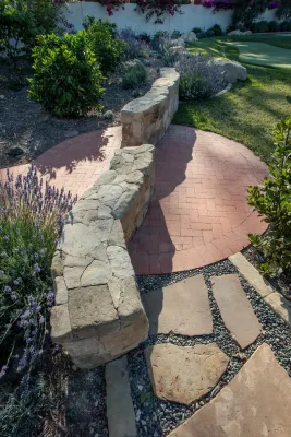 California Beach Cottage Landscape | Santa Barbara CA — Landscape Construction project by Natural Concepts Landscaping Contractors