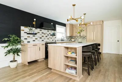 Kitchen and Main Bathroom Renovation — Interior Design & Decorating project by Bohemian Bungalow Design, LLC