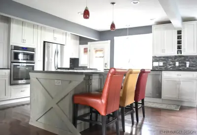Lakeview Kitchen — Interior Design & Decorating project by Jenna Burger Design