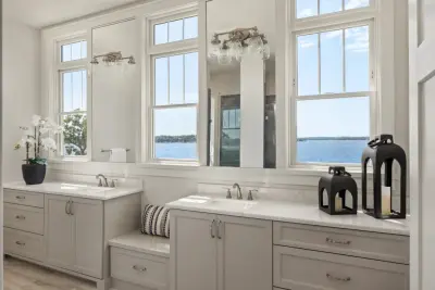 Modern Lakeside Home Interior Design in Lake Minnetonka, MN — Interior Design & Decorating project by Laurie Mattson Interiors