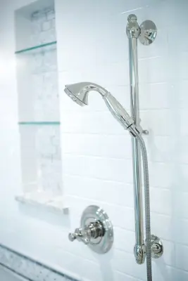 Lakepoint Opulent Master Bath — Interior Design & Decorating project by Megan McGraw Interior Design